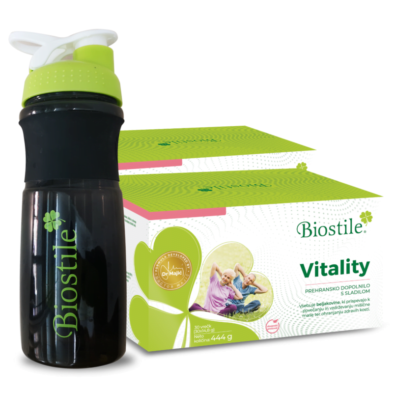 2x Vitality + Shaker Biostile (dárek)