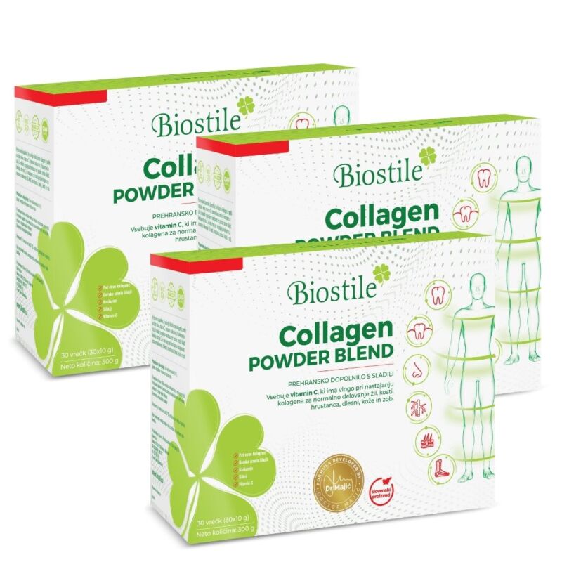 3x Collagen Powder Blend (kolagen) -50% + 10% sleva